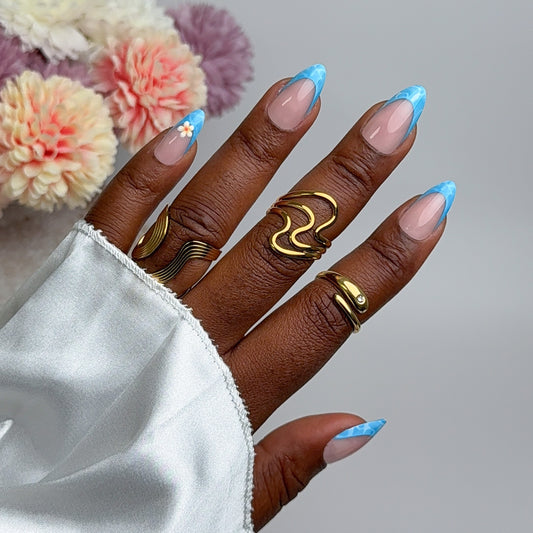 Press on Nails fleuris 