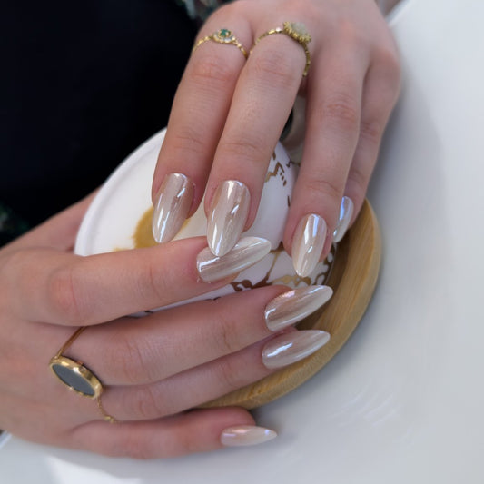 press on nails, ongles manucure, Magalie