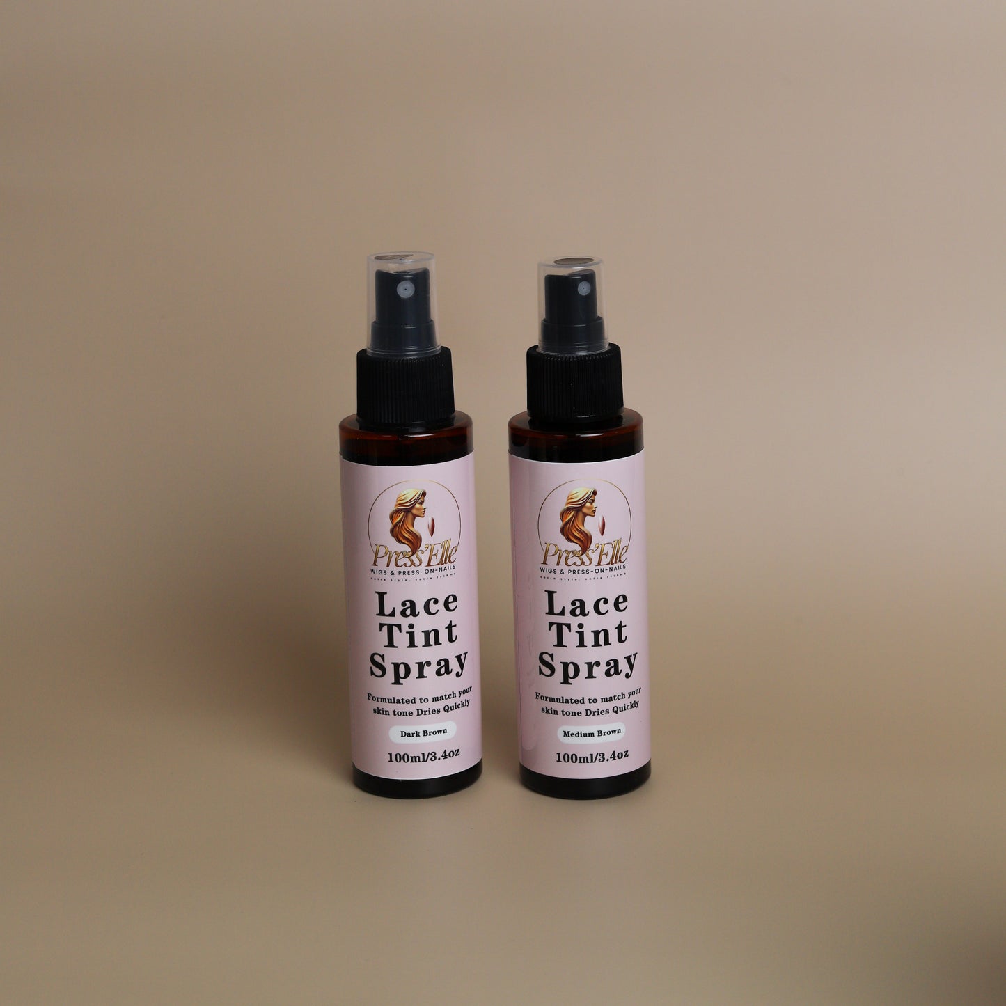 spray teinté pour les lace wig, perruqes. frontal et closure