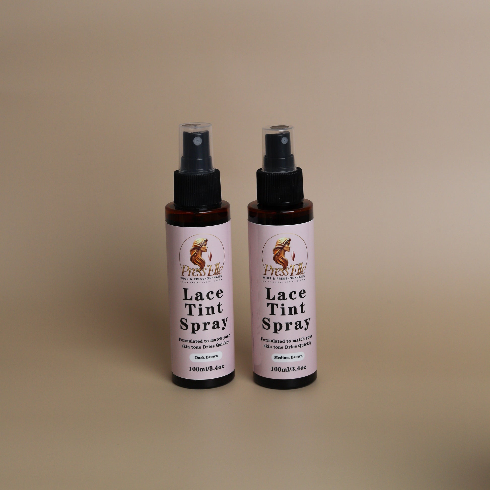 spray teinté pour les lace wig, perruqes. frontal et closure